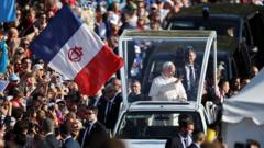 Pope says 'scourge' of abuse must be rooted out as he visits Lourdes